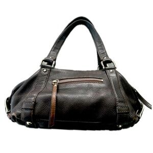 Vintage Banana Republic Brown Leather Hobo Shoulder Bag